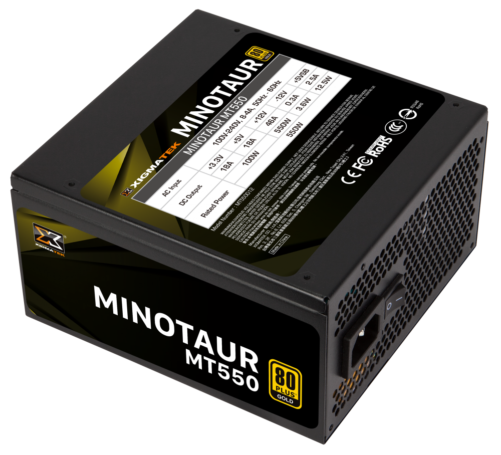 NGUỒN MÁY TÍNH MINOTAUR MT550 BH 36TH